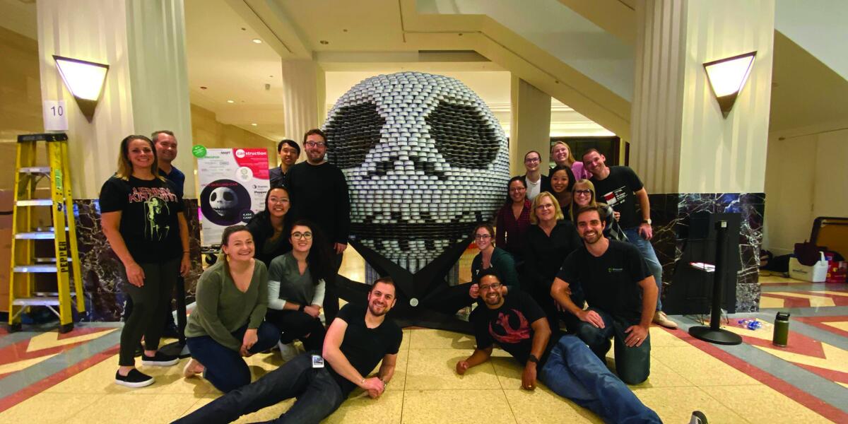 Pepper Construction Canstruction Chicago