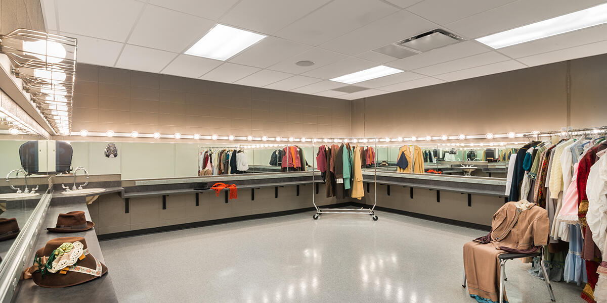 Dressing room for Cary-Grove theater