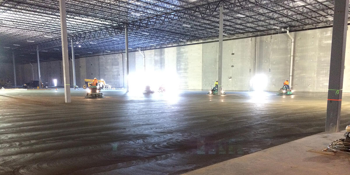 Curing concrete