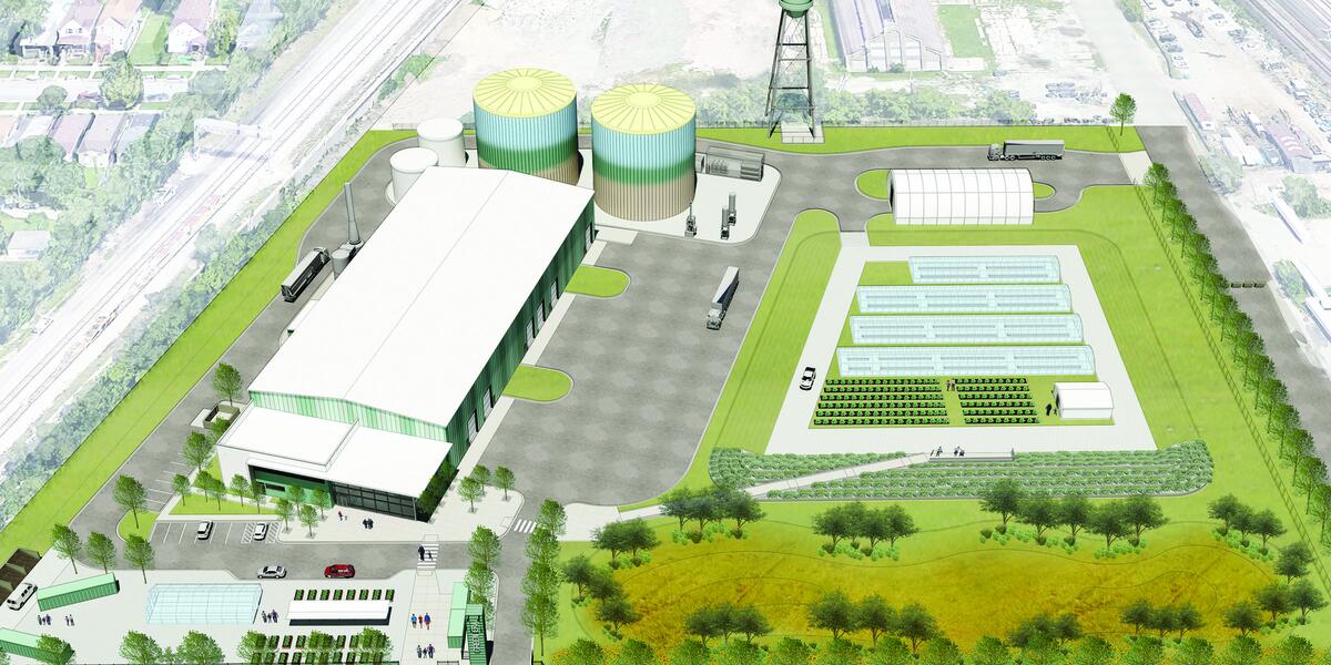 Green Era Digester site rendering