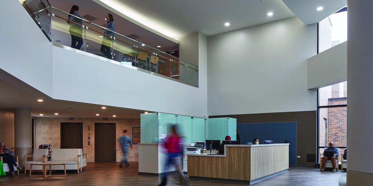 Morris Hospital lobby