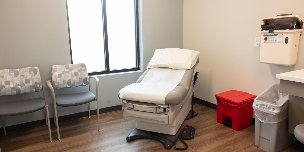 IU Health, Exam rooms, MOB, Healthcare, Healthcare Construction, nurse, doctors, Hospital, nurse station, locker rooms, Pepper Indiana, Pepper Construction, Nashville, Indiana, YMCA, Indian University Health, Indiana University 