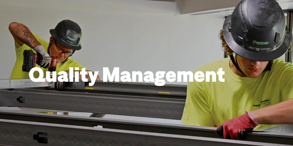 Quality Construction Management Services