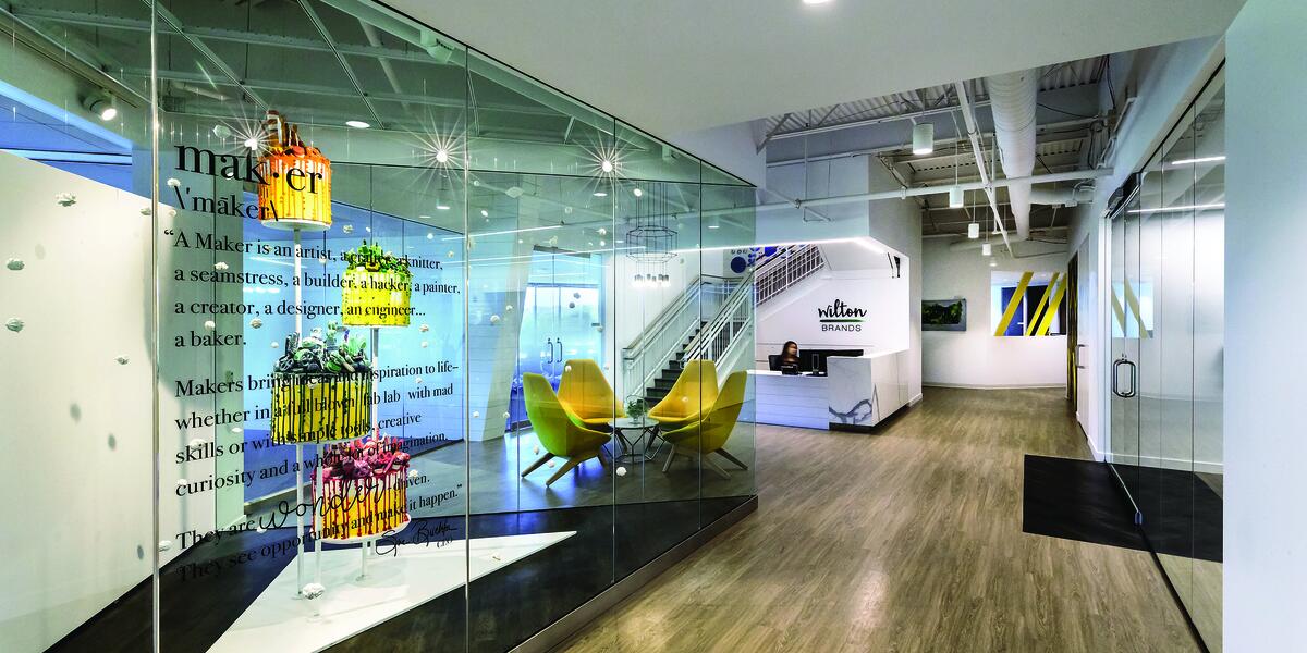 Wilton Brands office lobby