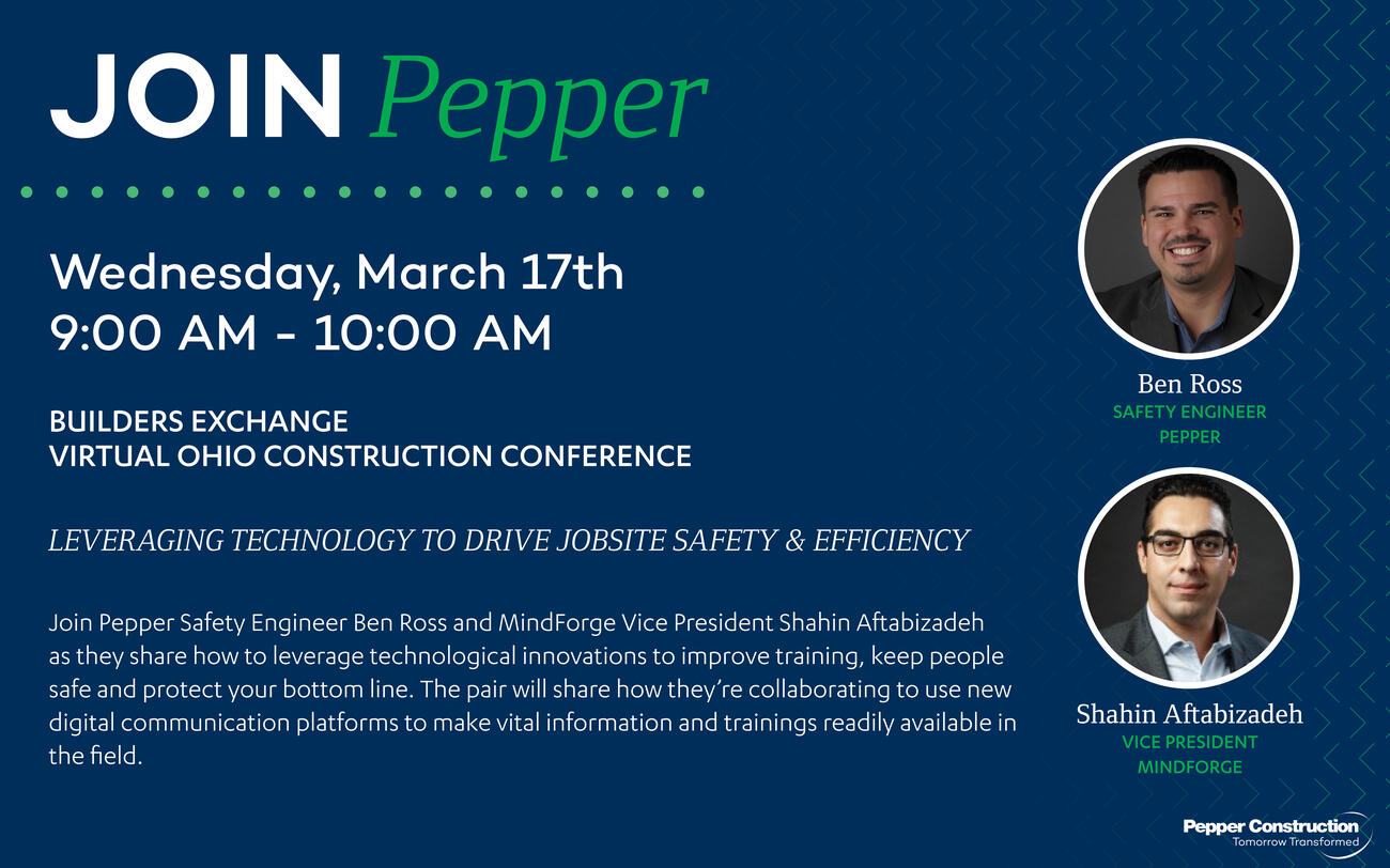 Builders Exchange, Conference, Virtual, Ben Ross, MindForge, Pepper
