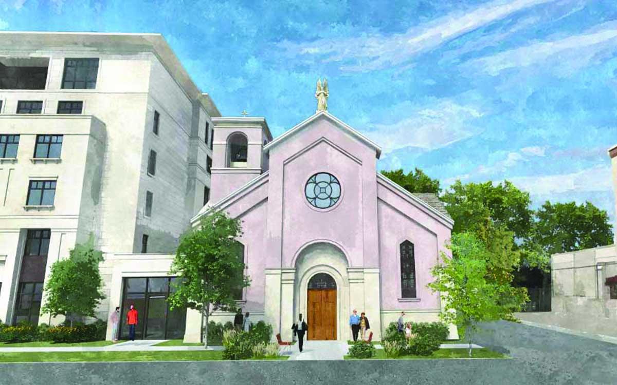 St. Rita's Square Pepper Construction