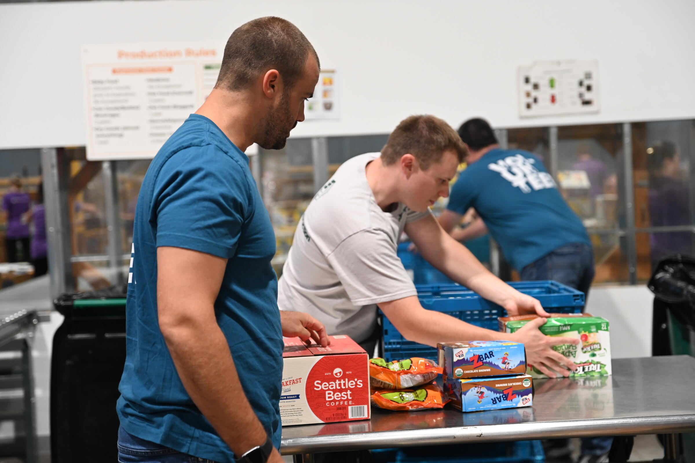 Gleaners, Food drive, community service, Pepper, Indiana, Pepper construction