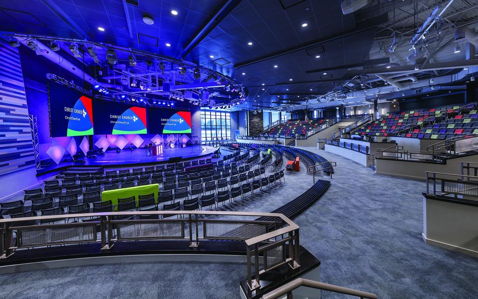 Christ Church of Oak Brook renovated interior