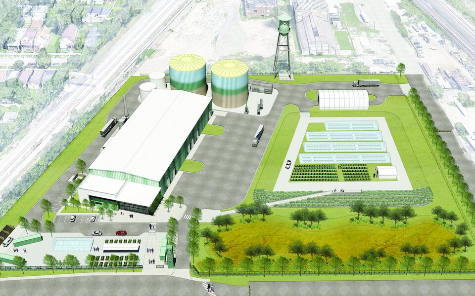 Green Era Digester site rendering