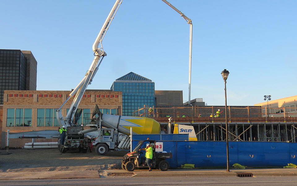 voided slab installation