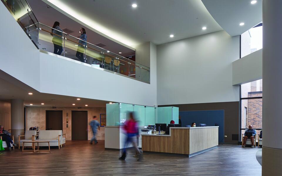 Morris Hospital lobby